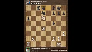 Viswanathan Anand vs Magnus Carlsen • 2nd London Chess Classic, 2010