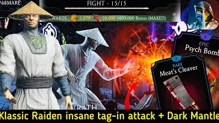 Klassic Raiden totally painful 😖character | FW Survivor Mode elder Tower Battle | MK Mobile