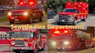 [Seattle Fire Department] Engine 20, 27, Ladder 9, Battalion 6, And Medic 17, 31 Responding!