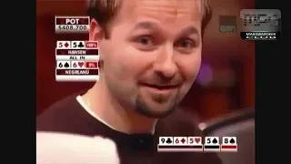 POKER HAND 😱SICK ♠️♦️ (Daniel negreanu vs Gus Hansen)