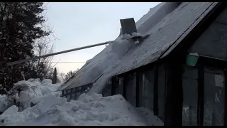 DIY Как сделать отличное приспособление для чистки крыш от снега