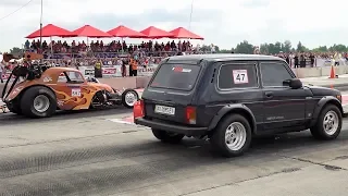 1500 HP Fiat Topolino vs 1500 HP Lada Niva PRO (Sleeper)