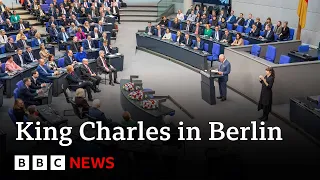 King Charles celebrates UK-Germany ties in historic address to Bundestag - BBC News