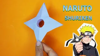 MAKING NARUTO SHURIKEN FROM PAPER | How to make paper ninja star