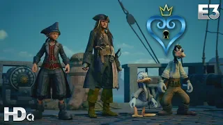 KINGDOM HEARTS III - E3 2018 Pirates Of The Caribbean Trailer Square Enix (HD)