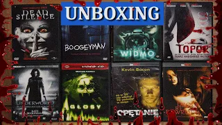 56 PŁYT DVD Z HORRORAMI - UNBOXING