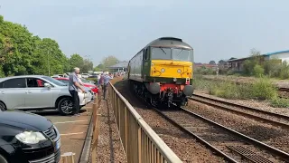 7029 clun castle 1Z48 and 47773 Day2 the great western railway at newton abbot in 2024