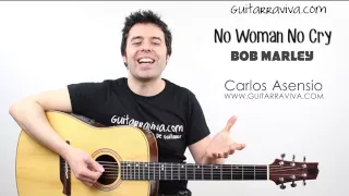 Como tocar Bob Marley No Woman guitarra Acordes de No Woman No Cry Tutorial y Ritmo paso a paso!