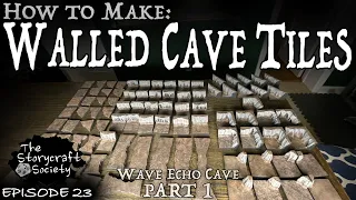 -Walled Cave Tiles- How to Build WAVE ECHO CAVE for Lost Mine of Phandelver (Ep. 23) D&D Crafting