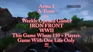 Arma 3 WOG Iron Front A-Team Franch Rebels with British Army against German Army 06.10.2016