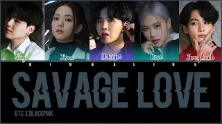 How Would BTS X BLACKPINK sing "SAVAGE LOVE"by JASON DERULO (Color Lyrics Eng/Rom/Han)(FANMADE)