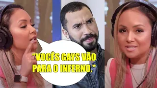 Cantora gospel, Bruna Carla diz que gays escolheram caminho da morte eterna e Gil do vigor rebate