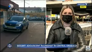 Stirile Kanal D (19.01.2022) -  SOCANT: Adolescent injunghiat in centrul orasului | Editie de pranz