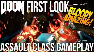 DOOM GAMEPLAY "FIRST LOOK DOOM GAMEPLAY" Assault Loadout DOOM Open Beta Gameplay