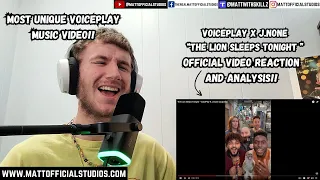 (MOST UNIQUE VP VIDEO!?!) Reacting to Voiceplay x J.None "The Lion Sleeps Tonight" Video!