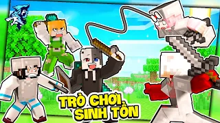 Minecraft Nhưng Trò Chơi Sinh Tồn Tập 1: Siro Tiêu Diệt Toàn Bộ Hero Team Chỉ Bằng 1 Cái CẦN CÂU