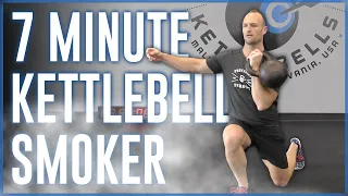 7 Minute KETTLEBELL FULL BODY Finisher | Kettlebell Workout Ideas | Short Kettlebell Workout #Shorts