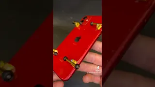 DIY IPHONE FINGERBOARD          #fingerboard #lcboards #fingerboarding #skate #diy #skateboard