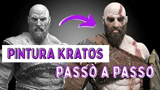 Pintura Kratos - God Of War - Impressão 3D - Dicas e Processo de Pintura