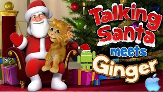 Talking Santa meets Ginger Gameplay Android ios