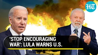 Major non-NATO ally 'exposes' Biden; Brazil's Lula tells U.S. to stop encouraging war | Watch