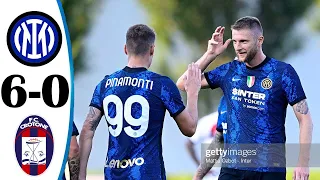 Inter vs Crotone 6-0 All Goals & Highlights 28/07/2021 HD