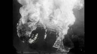 The Hindenburg Airship Disaster(1937)/Трагедия дирижабля "Гилденбург"съёмки с места катастрофы