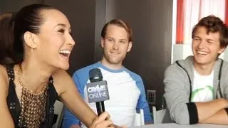 DIVERGENT Cast Interview (Maggie Q & Co-Stars) Comic-Con 2013