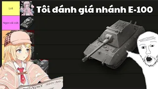 WOTB || TÔI đánh giá nhánh E-100 || Dino 17