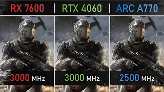 RX 7600 vs RTX 4060 vs ARC A770 - The FULL GPU COMPARISON