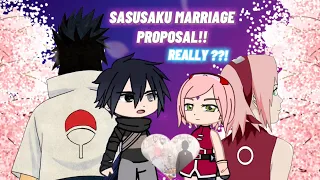 Sasuke Sakura Marriage Proposal / Sasusaku Wedding / Fantasy of a Fan / Gacha Club