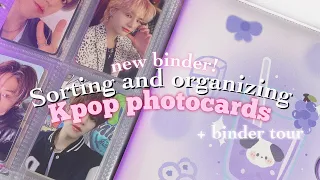 Организация нового биндера и сортировка к-поп фотокарт skz | organizing photocards + binder tour