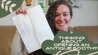 what i sell at my local antique booth + behind the scenes tour of the antique mall