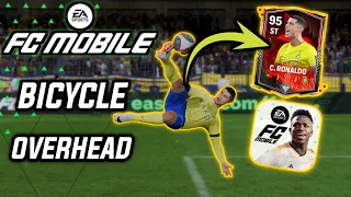 How to do bicycle kick in EA fc 24 mobile | bicycle kick tutorial fc mobile