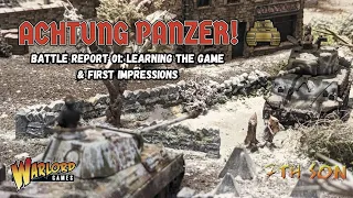 ACHTUNG PANZER: Battle Report 01 - Learning the game & First Impressions