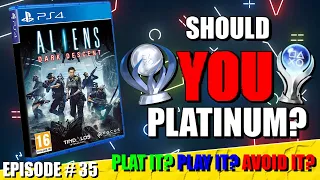 SHOULD YOU PLATINUM ALIENS DARK DESCENT? THE ULTIMATE TROPHY GUIDE - BEST LOADOUTS / PERKS  / STRATS