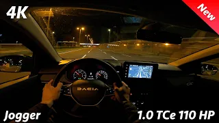 Dacia Jogger 2023 - Night POV drive review in 4K (1.0 TCe - 110 HP, 6-speed)