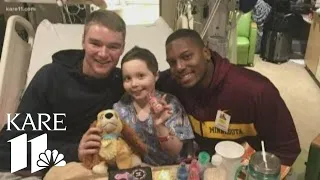 9-year-old's cancer journey is colored Maroon and Gold