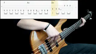 Queen - Don't Stop Me Now (Bass Only) (Play Along Tabs In Video)