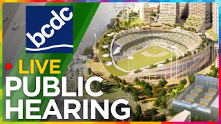 BCDC Public Hearing: Howard Terminal Oakland A's Ballpark