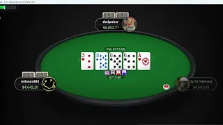 Losing 11,000$ with two pair Ax.