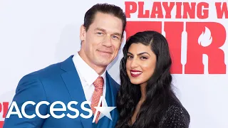 John Cena And Girlfriend Shay Shariatzadeh Make Red Carpet Debut At 'Playing With Fire' Premiere