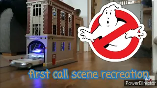 Ghostbusters playmobile ecto 1 scene recreation