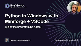 Minimal Python environment in Windows with Miniforge and VSCode