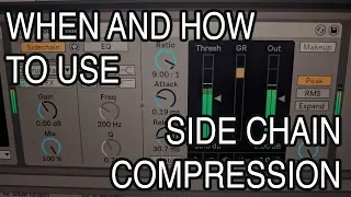 When and How to use Sidechain Compression