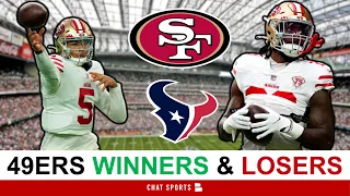 49ers Winners & Losers vs Texans: Trey Lance, Trey Sermon, Samuel Womack, OL,  49ers News