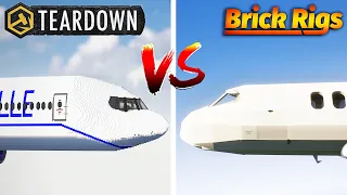 Teardown Boeing VS Brick Rigs Boeing - Teardown/Brick Rigs