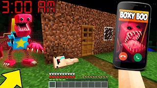 QUIEN LLAMO A BEBE NOOB A LAS 3 AM BOXY BOO ¿PROJECT PLAYTIME? - MINECRAFT ROLEPLAY