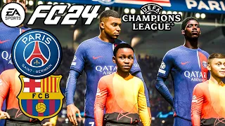 EA FC 24 PSG vs FC Barcelona | Ligue des Champions | Difficulté Ultime