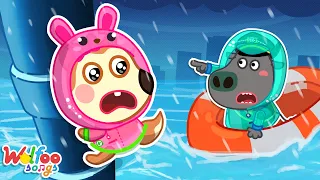 Be Careful of Flooded Road 🌊 +MORE Safety Song 😵 Nursery Rhymes 👼 by Baby Lucy 🎶